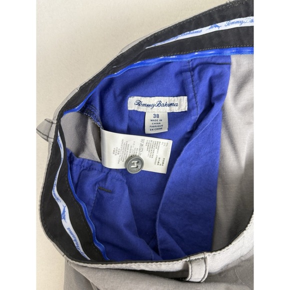 Tommy Bahama Shorts Mens 38 Pocket Lightweight Outdoors Chino Gray - Picture 2 of 8